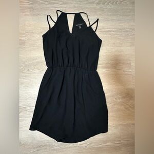 Banana Republic Black Strappy Mini Dress